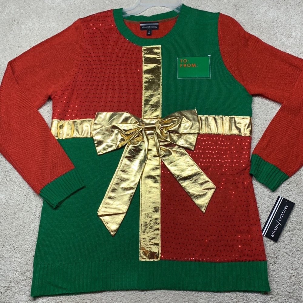 🆕🎁 ⚡️Christmas Present Gift ugly christmas sweater - Picture 3 of 10